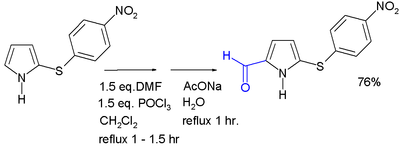 Vilsmeier–Haack formylation of pyrrole