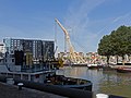 Rotterdam, view to Leuvehaven from Terwenakker