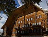 Grand Chalet de Rossinière datant du XVIIIe siècle (dernier lieu de vie du peintre Balthus)