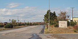 Town sign