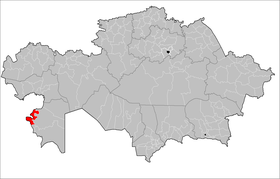 Localisation de District de Tupkaragan