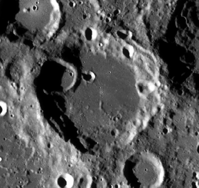 Снимок зонда Lunar Reconnaissance Orbiter.