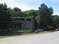 Barrack ruins at Westerplatte.