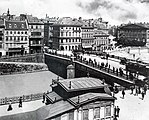 Erste Ferdinandsbrücke und Eingang zur Taborstraße, 1905