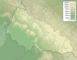 Location of a lake in Ukraine