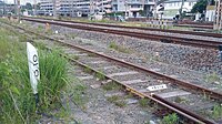 綜合車輛製作所横濱事業所回送線・逗子側起點（2022年5月）