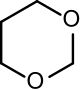 Strukturformel von 1,3-Dioxan