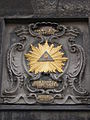All-Seeing Eye on the gate of Aachen Cathedral
