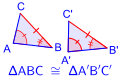 Cas d'isométrie AAS