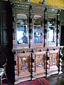 A dresser in the parlour. 19th-century German reproduction of 16th or 17th-century work.