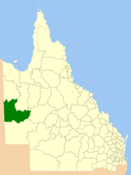 Contea di Boulia – Mappa