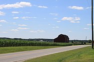 Cornfields along Clinton Road