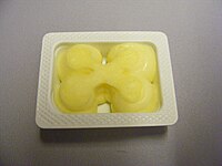 A sachet of butter