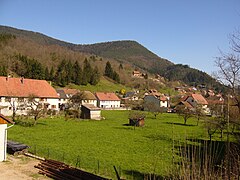 Le Chalmont vue depuis Rombach-le-Franc.