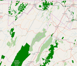 Washington Place is located in Eastern Panhandle of West Virginia