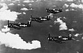 F4Us from VBF-4 near Saipan, in 1946.