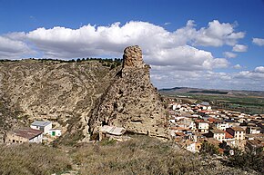 Vista da aldeia de Falces