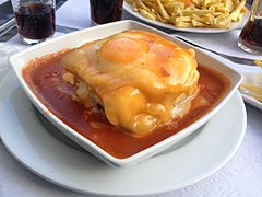 Portuguese version from Porto, called "Francesinha"