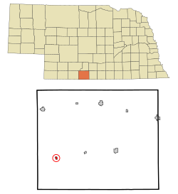 Location of Wilsonville, Nebraska