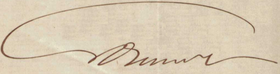 Signature de Gédéon Ouimet