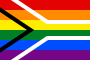 South Africa Gay pride flag of South Africa[159][160][161]