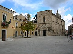 Piazza San Francesco in Guardiagrele.