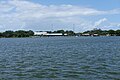 View of Ski Beach Bar in Harris Lake, Leesburg, Florida.