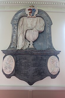 Clara died 18 March 1750, Henry died 12 December 1751 - buried in crypt beside his wife on 18 December 1751