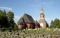 Hietaniemi kyrka i augusti 2010