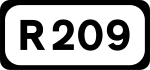 R209 road shield}}