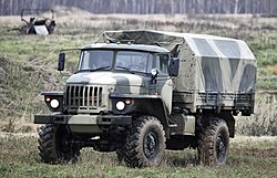 Ural-43206 auf einer Messe in Russland (2012)