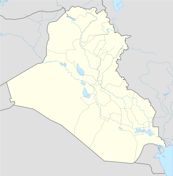 قائمة مواقع التراث العالمي في العراق على خريطة العراق
