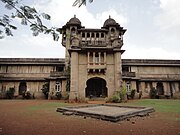 Front View Of Jai Vilas Palace Built By Yashwantraoji Mukne