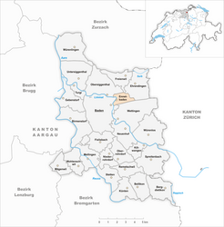 Ennetbaden – Mappa