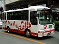 京阪バス 日野リエッセ・E-3130号車の通常運用(3/14)