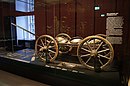 Funerary wagon reconstruction and display