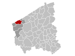 Koksijde – Mappa