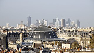 La Défense vue depuis le centre Pompidou.