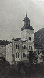 Фотографија манастира Каленић објављена у календару Вардар за 1911. годину.