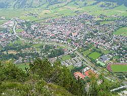 Oberammergau dari puncak Kofel