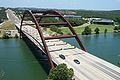 Pennybacker Bridge crossing the Lake Austin portion of the Colorado River