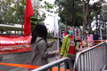 Pro-Beijing protesters outside the court held placards and chanted slogans