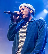 Anderson .Paak performing live at the Roskilde Festival