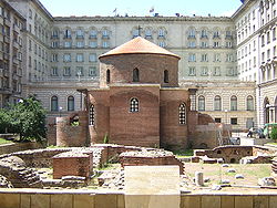 Exterior of the Rotunda St. George, Sofia, Bulgaria, 3rd-4th century CE