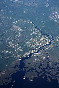 Aerial photo of Steinhatchee