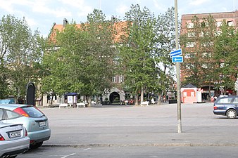 Stortorget i Staden, före ombyggnaden 2008.