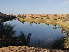 The Mandara Lakes in the Ubari desert