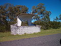 Roadside monument marking Tropic of Capricorn in Rockhampton, Queensland, Australia, 28 January 2005