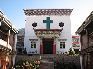 Iglesia de Nuestra Señora del Sagrado Corazón de Yerkalo (región autónoma del Tíbet)