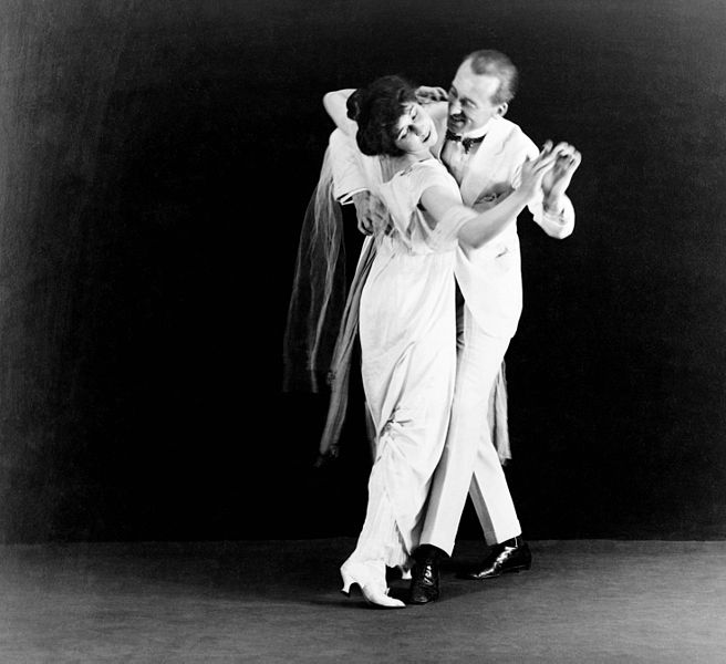 Vernon and Irene Castle spent a career dancing together.